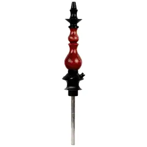 Cachimba Regal Hookah Bishop Redwood de 56 cm con madera estabilizada y aluminio aeroespacial