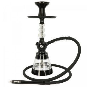 Cachimba El Badia Celeste en acero inoxidable y aluminio con purga mejorada