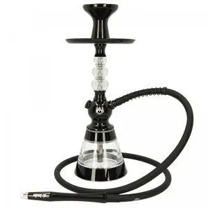 Cachimba El Badia Celeste en acero inoxidable y aluminio con purga mejorada