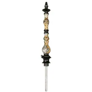 Regal Hookah King Epoxy Silver Winewood en acero inoxidable y aluminio aeroespacial