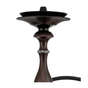 Cachimba Japona Hookah Emperor edición limitada rusa fabricada 100% artesanalmente a mano con mástil de madera tratada anti-agrietamiento, anillo y samurái en acero hechos a mano, base tallada y soplada a mano y caja de madera tallada y pintada a mano en The Good Shisha