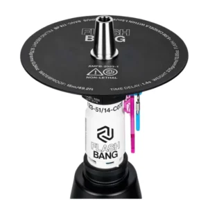 Cachimba Amotion Flash Bang Orchid alemana de 40 cm con mástil de más de 30 piezas y plato grabado a láser
