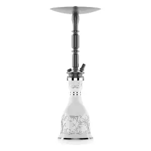 Cachimba MIG Air Force L Black Steel de acero inoxidable V2A con base de cristal de bohemia