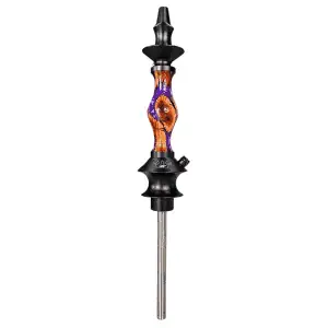 Cachimba Regal Hookah Joker Epoxy Purple en acero inoxidable y aluminio aeroespacial