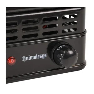 Hornillo Toaster Animalesys 1000W eléctrico con rejilla extraíble y termostato ajustable para 20 carbones