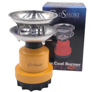 Hornillo de gas Cold Smoke portátil para encender carbones naturales en cualquier lugar