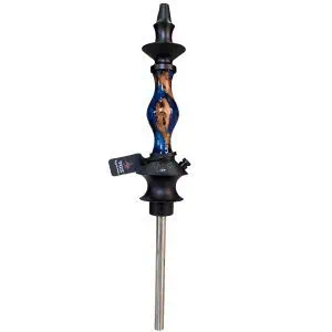 Cachimba Regal Hookah Joker Epoxy Blue en acero inoxidable y aluminio aeroespacial