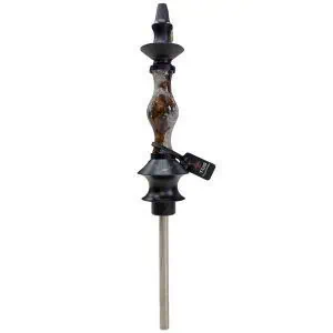 Regal Hookah Joker Epoxy Silver Winewood en acero inoxidable y aluminio aeroespacial