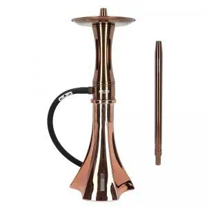 Cachimba OVO Limited Edition rusa de acero inoxidable con purga vertical flotante