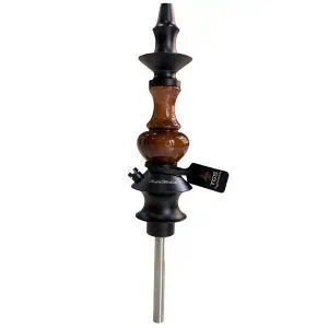 Cachimba Regal Hookah Pawn Exotic Brown en madera Pawn exótica con resina epoxy