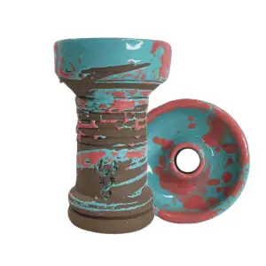 Cazoleta Acqua Black de barro highfire stone hecha a mano por BSV
