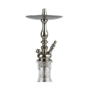 Cachimba MIG Tradi Mini V2A Limited Edition de acero inoxidable con base de cristal de bohemia