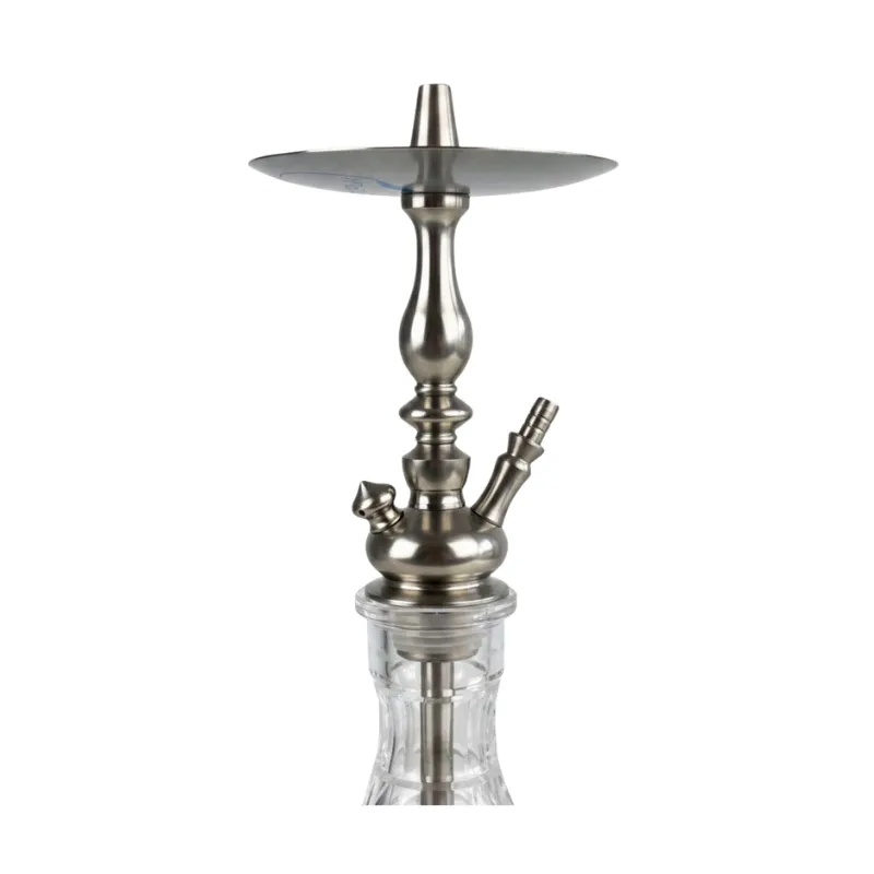 Cachimba MIG Tradi Mini V2A Limited Edition de acero inoxidable con base de cristal de bohemia