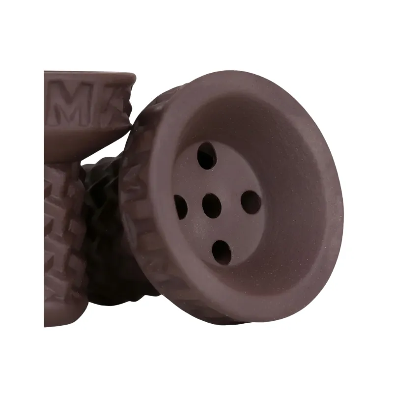 Cazoleta Werkbund Hookah x KMTM de barro rojo con esmalte engobe