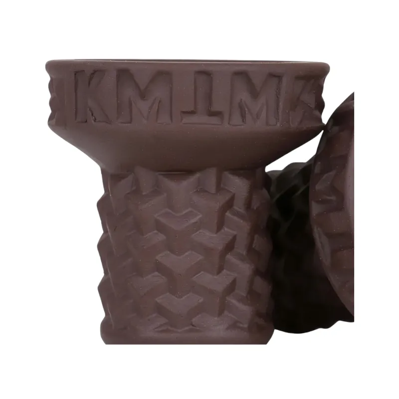 Cazoleta Werkbund Hookah x KMTM de barro rojo con esmalte engobe