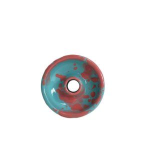 Cazoleta Acqua Black de barro highfire stone hecha a mano por BSV