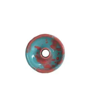 Cazoleta Acqua Black de barro highfire stone hecha a mano por BSV