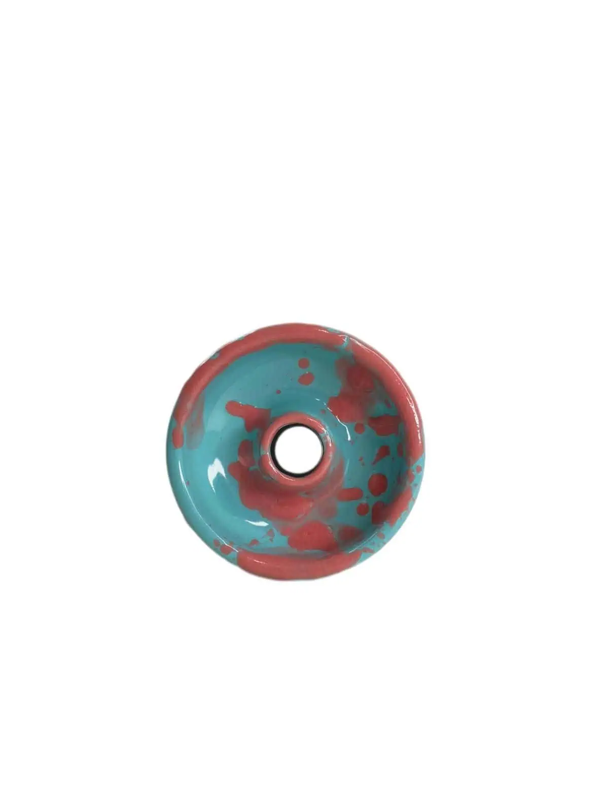 Cazoleta Acqua Black de barro highfire stone hecha a mano por BSV