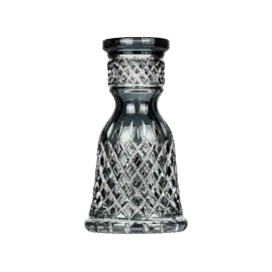 Base Caesar Crystal Small Tradi Crown Cut Grey en gris oscuro