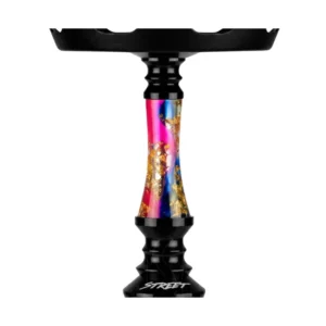 Cachimba Nayb Street Mini Pink Blue brasileña con resina epoxy artesanal en rosa y azul, acero inoxidable V2A y cazoleta Styx Bowl