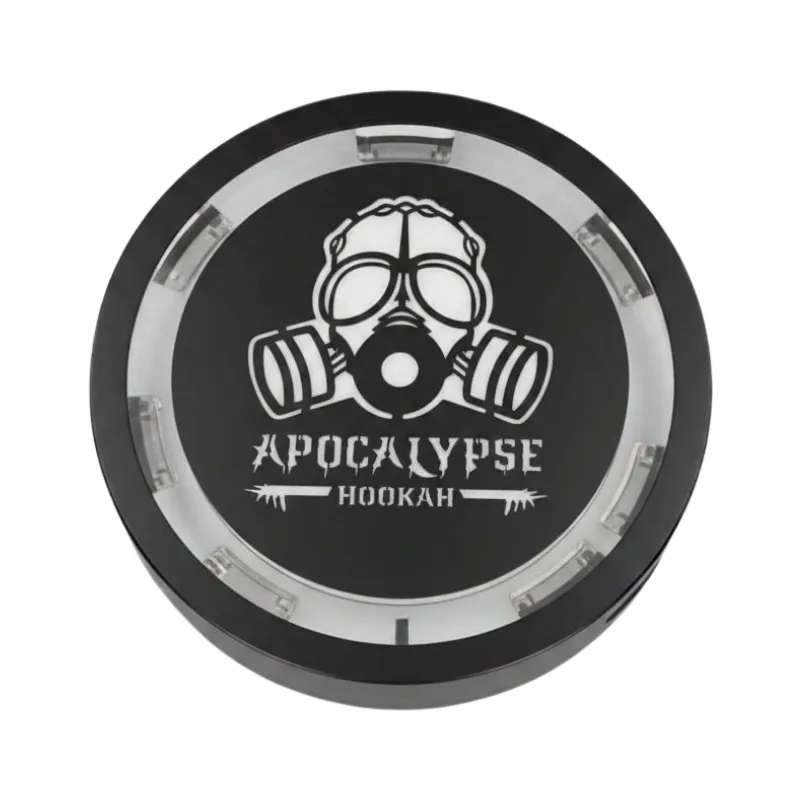 Tapete luminoso Apocalypse Hookah con LED iluminando el humo