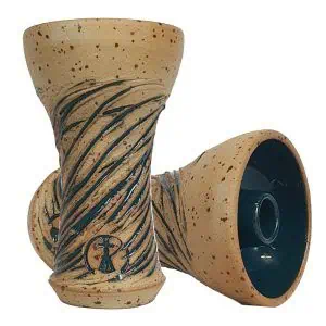 Cazoleta HC HighFire Tiko Medium de barro HighFire con basalto volcánico tipo phunnel