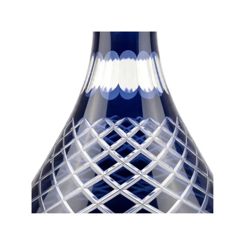 Base Cuts Armony de cristal transparente tallado a mano