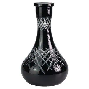 Base Uovo Cuts para cachimba en cristal tallado a mano