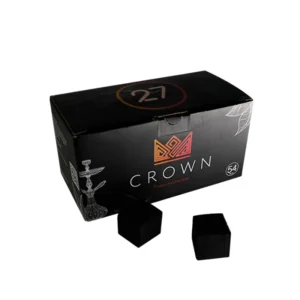 Carbón Crown 27mm para cachimba de larga duración