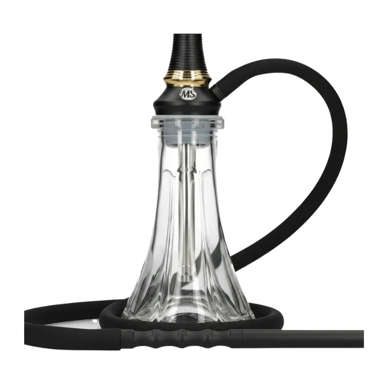Cachimba MS Camelia Jr Mashisha compacta de aproximadamente 37 cm fabricada en poliacetal y aluminio con diseño moderno y llamativo, set completo que incluye mástil, base, manguera de silicona, boquilla, cazoleta y pinzas en The Good Shisha