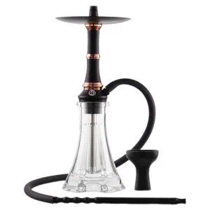 Cachimba MS Camelia Jr Mashisha compacta de aproximadamente 37 cm fabricada en poliacetal y aluminio con diseño moderno y llamativo, set completo que incluye mástil, base, manguera de silicona, boquilla, cazoleta y pinzas en The Good Shisha