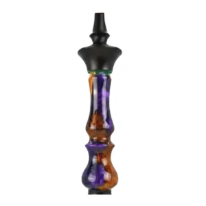 Nayb 2.0 Up Down Wood Purple cachimba brasileña artesanal en acero inoxidable, resina morada y madera con doble sistema de purgas