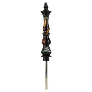 Nayb 2.0 Up Down Blue Dark cachimba brasileña artesanal en acero inoxidable, resina exclusiva y madera con doble sistema de purgas
