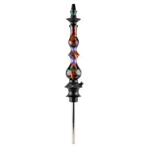 Regal Hookah Queen Epoxy Purple Winewood en acero inoxidable y aluminio aeroespacial