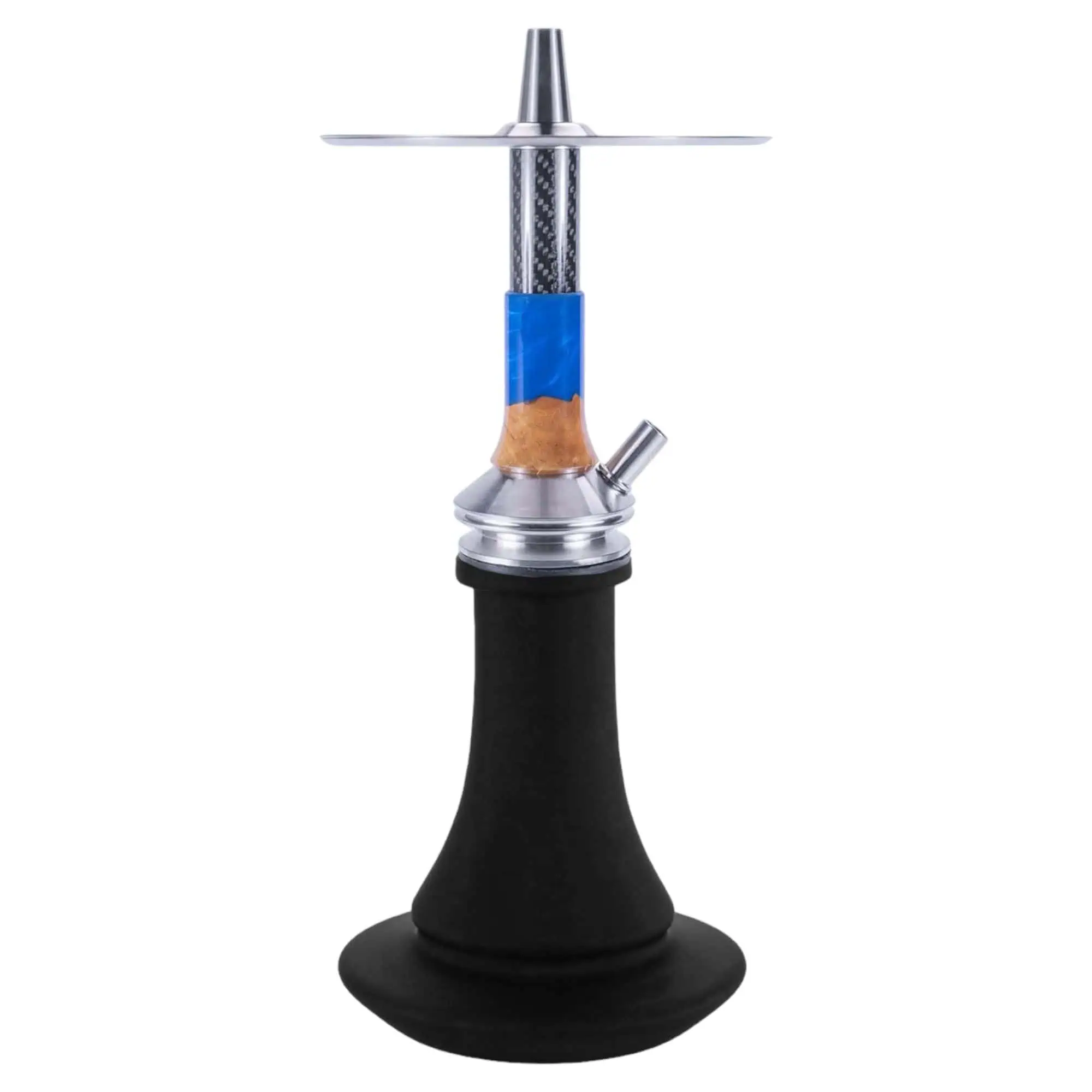 Cachimba Vyro Penta de 39 cm con purga debajo del plato y difusor extraíble blue frozen black