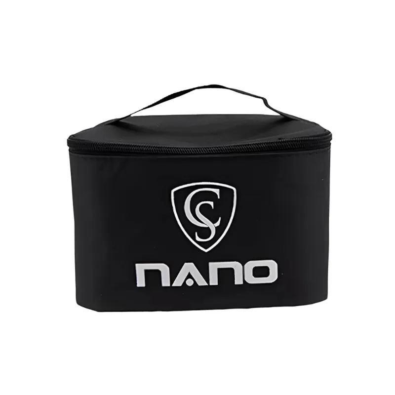 Cachimba Cold Smoke Nano portátil de la marca española Cold Smoke con bolsa de transporte, acero inoxidable, aluminio anodizado, base cristal tallada 18 cm y boquilla aluminio en The Good Shisha