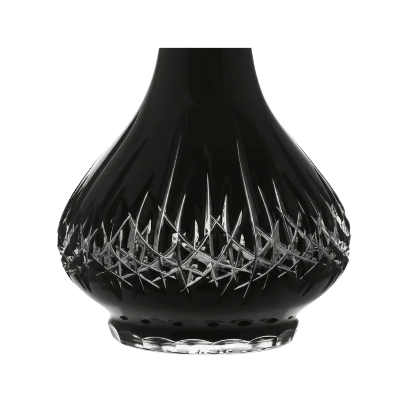 Base Caesar Crystal Drop Spikes Black de cristal negro