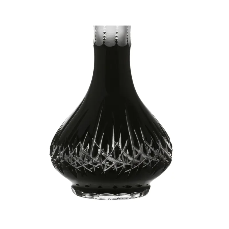 Base Caesar Crystal Drop Spikes Black de cristal negro