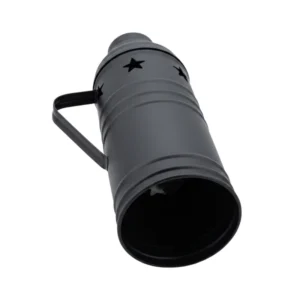 Cubrevientos Cold Smoke Black de aluminio negro