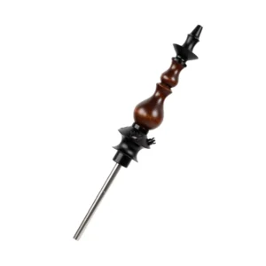 Cachimba Regal Hookah Bishop Brown Gloss en acero inoxidable V2A con acabado marrón brillante