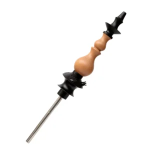 Cachimba Regal Hookah Bishop Clear en acero inoxidable V2A con diseño elegante diagonal