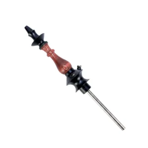 Cachimba Regal Hookah Prince Red Gloss en formato compacto con acabado rojo brillante Diagonal
