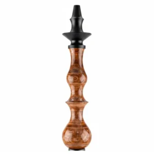 Cachimba Regal Hookah Queen Brown Gloss con madera tratada y acabado marrón brillante Cuerpo