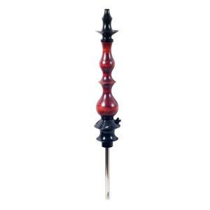 Cachimba Regal Hookah Queen Red Gloss con madera tratada y acabado rojo brillante