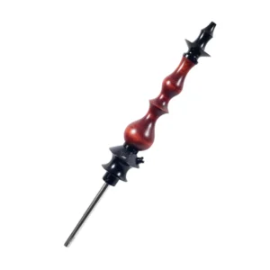 Cachimba Regal Hookah Queen Red Gloss con madera tratada y acabado rojo brillante