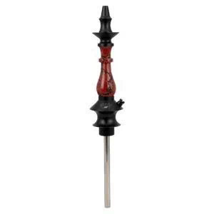 Regal Hookah Prince Art Zeus Red hecha con descarga eléctrica que raja la madera