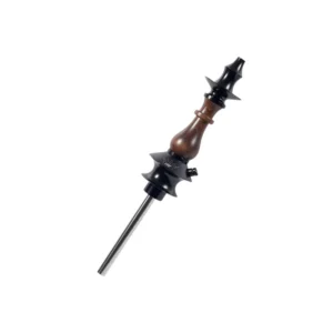Cachimba Regal Hookah Prince Brown Gloss en formato compacto con acabado marrón brillante Diagonal