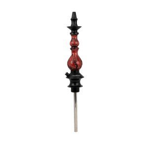 Cachimba Regal Bishop Art Zeus Red hecha con descarga eléctrica que raja la madera