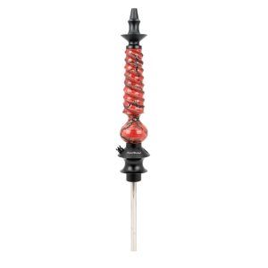 Cachimba Regal Cavalier Art Zeus Red hecha con descarga eléctrica que raja la madera
