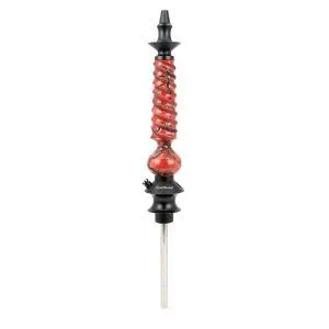 Cachimba Regal Cavalier Art Zeus Red hecha con descarga eléctrica que raja la madera